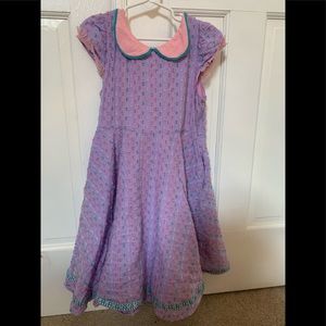 Adorable lavender dress with Peter Pan collar size 10 wildflower